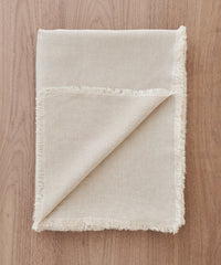 Frayed Linen Tablecloth