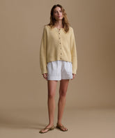Cotton Hayes Crewneck Cardigan