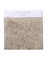 Fabric Swatch Light Taupe Shearling
