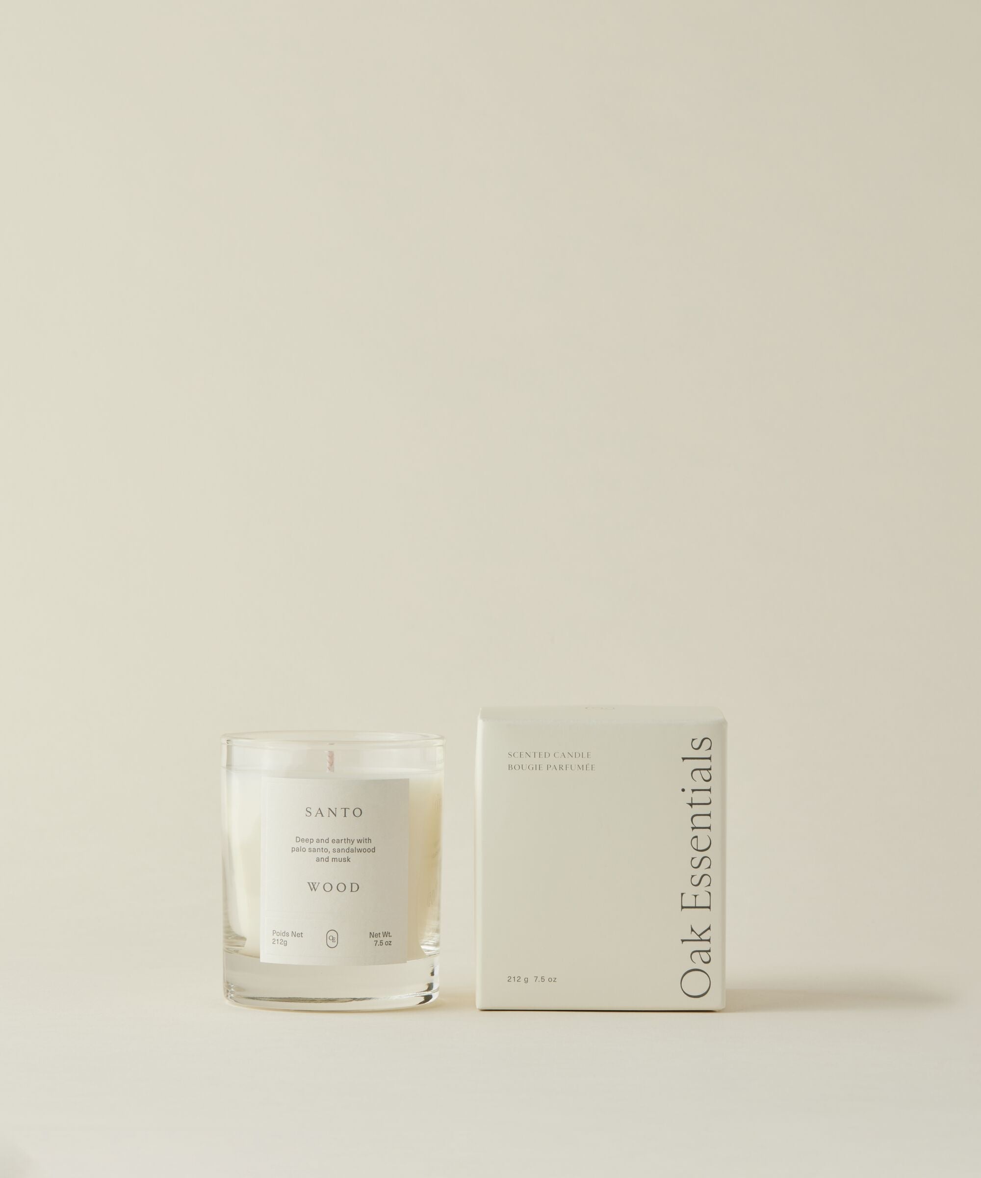 Santo Wood Candle
