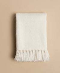 Alpaca Basketweave Throw