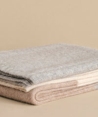 Alpaca Colorblock Throw
