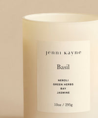 Basil Glass Candle