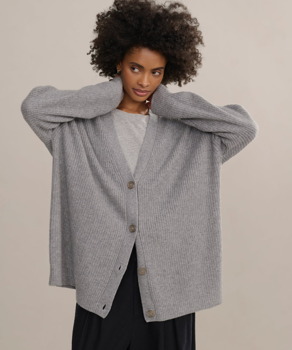 Cashmere Cocoon Cardigan
