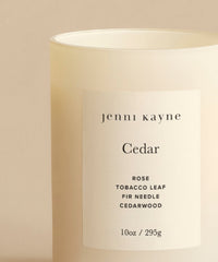 Cedar Glass Candle