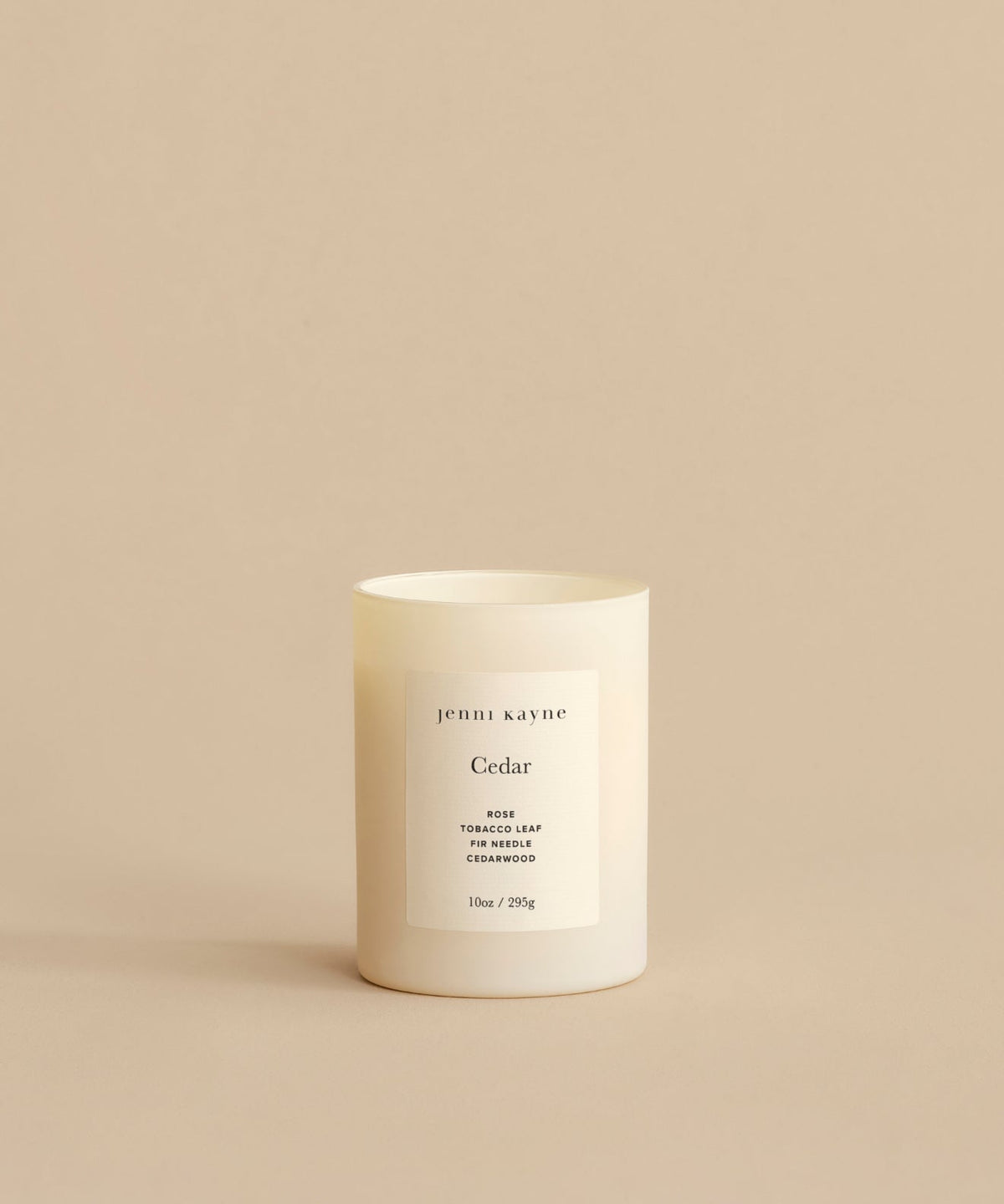 Cedar Glass Candle
