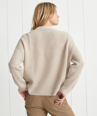 Cropped Cashmere Cocoon Cardigan