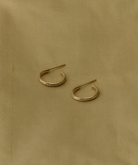 Iris Diamond Hoops