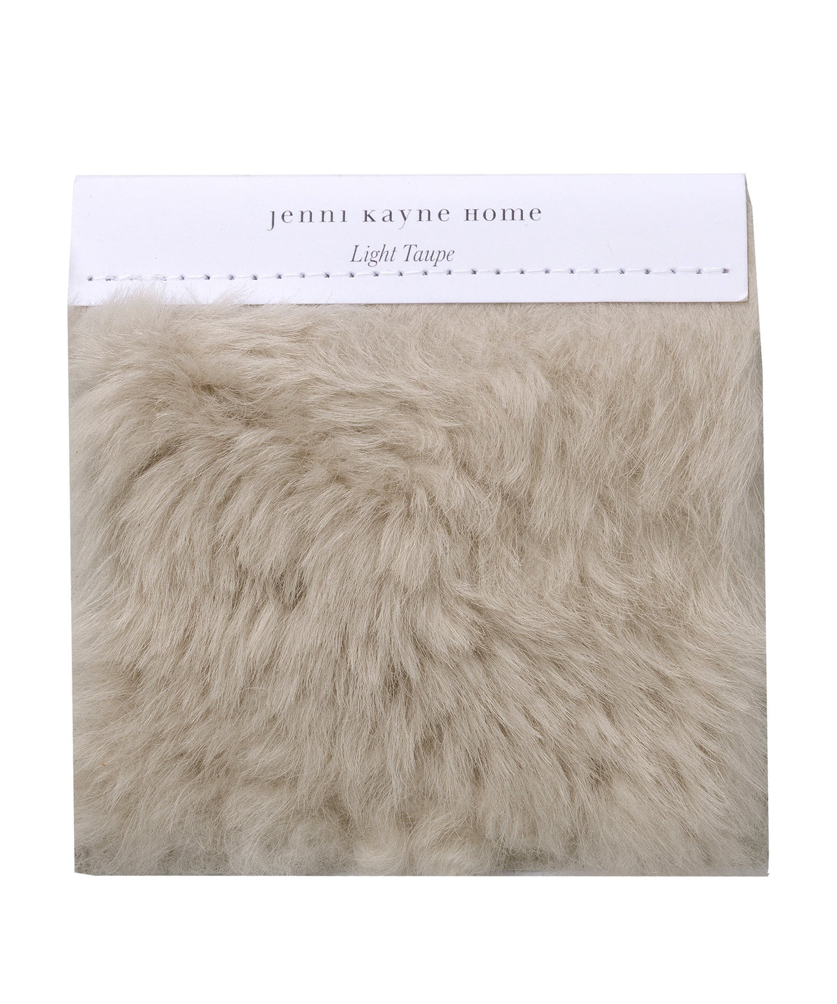 Fabric Swatch Light Taupe Shearling