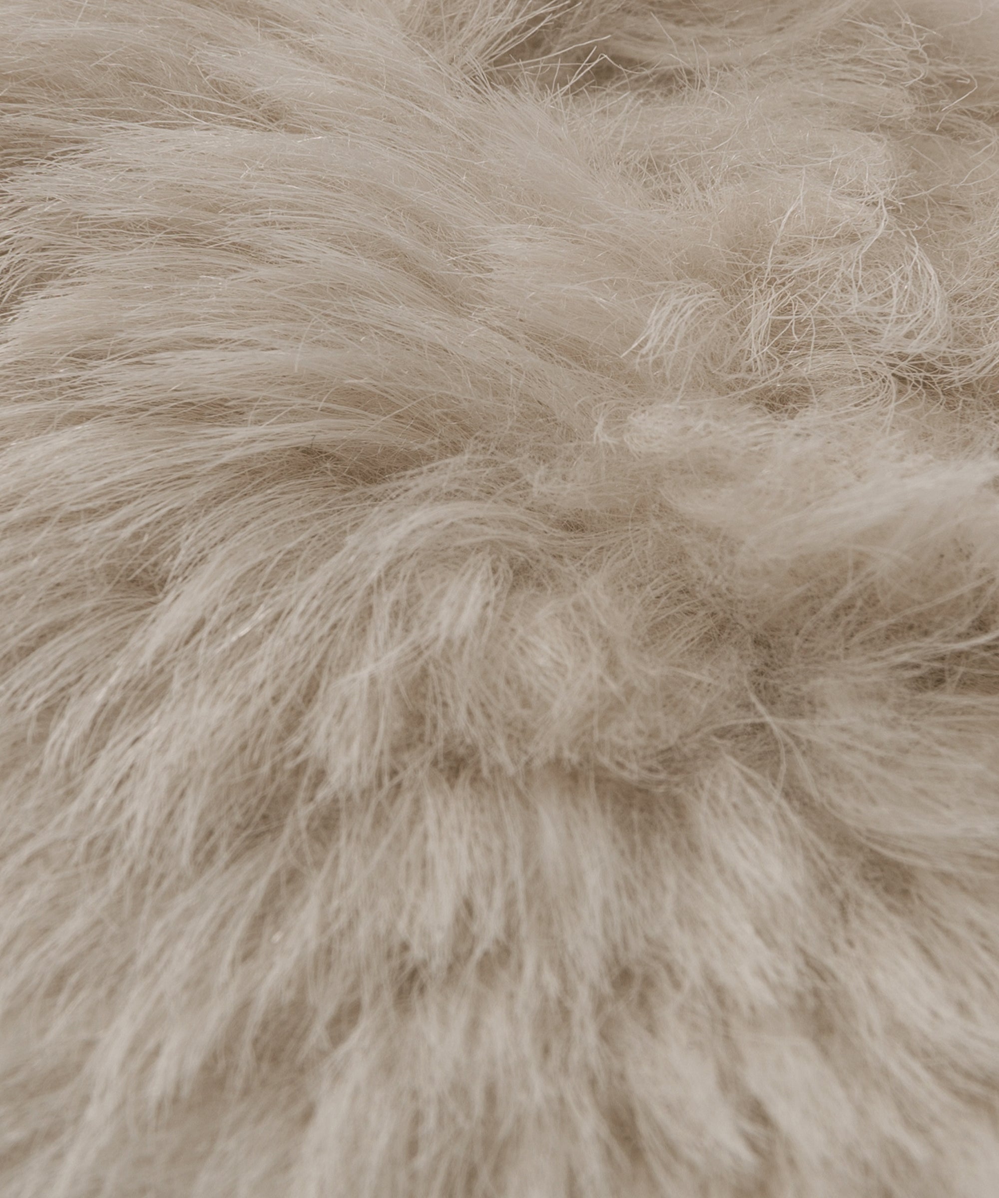 Fabric Swatch Light Taupe Shearling