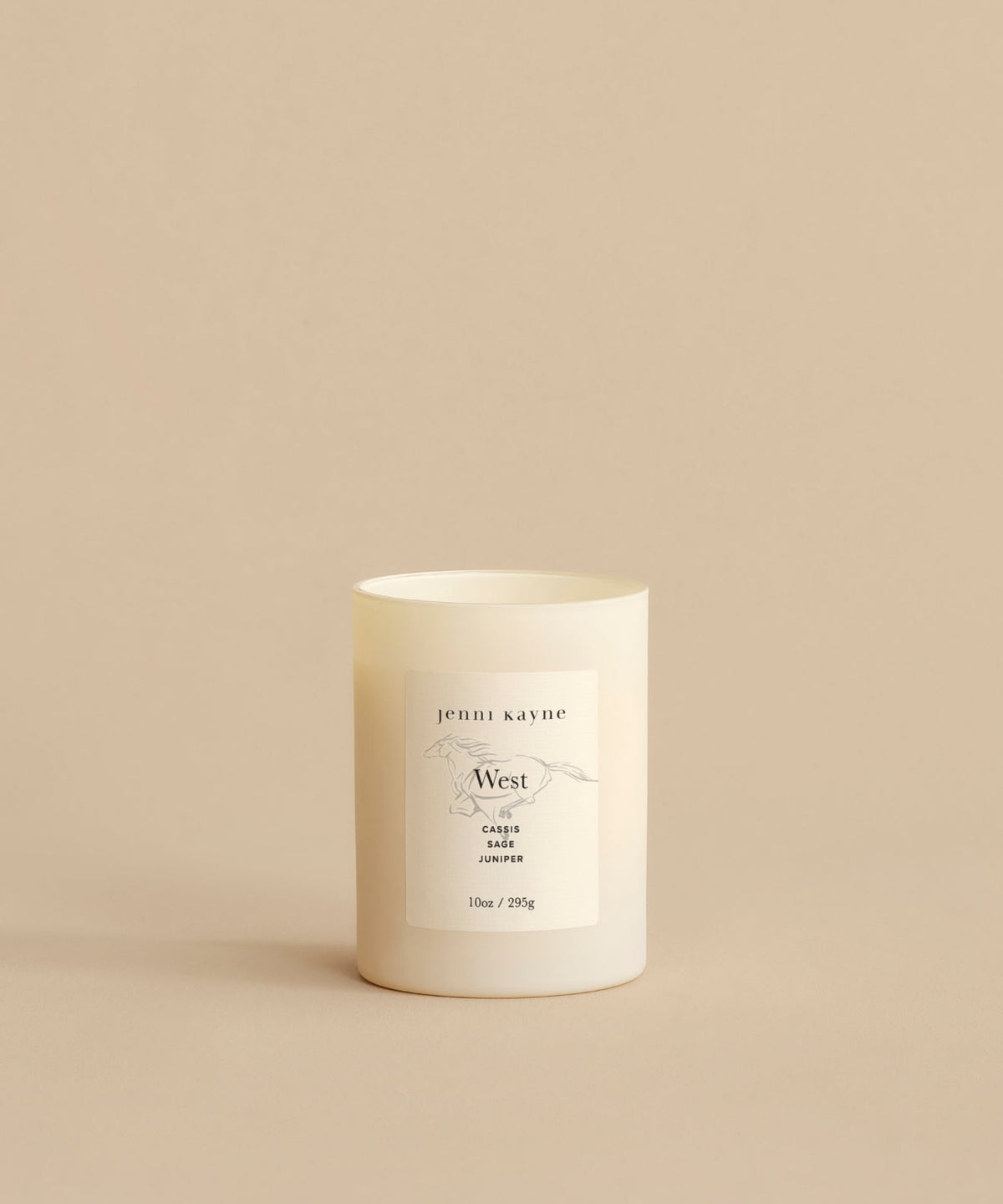 West Glass Candle